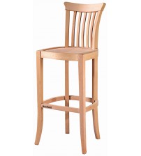 Masifart Ballint Şerif Bar Sandalyesi Cilasız Ham