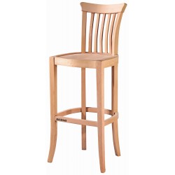 Masifart Ballint Şerif Bar Sandalyesi Cilasız Ham