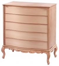 Masifart Maxim 100 Lük Barcelona Oymalı Şifonyer Cilasız Ham