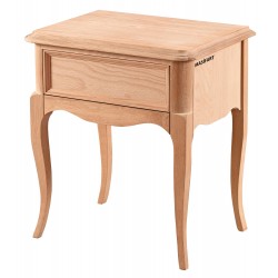 Masifart Scotia Rustik Tek Çekmeceli Komodin Cilasız Ham