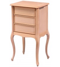 Masifart Aurie Lükens 3 Çekmeceli Komodin Cilasız Ham