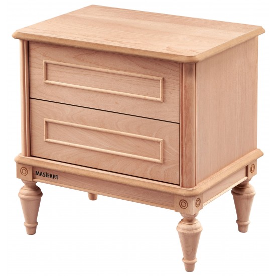 Masifart Calva Tornalı Komodin Cilasız Ham