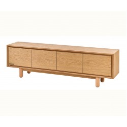 Masifart Andria Abelya Meşe Tv Ünitesi Cilasız Ham