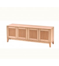 Masifart Ursula 160 Lık Çıtalı Konik Tv Ünitesi Cilasız Ham