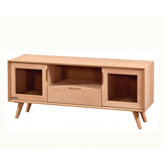 Masifart Ardere 140 Lık Açık Retro Tv Ünitesi Cilasız Ham