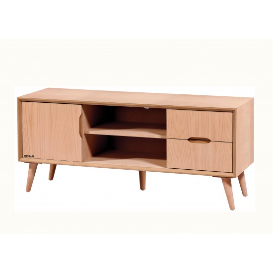 Masifart Dekaro 120 Lik Retro Tv Ünitesi Cilasız Ham