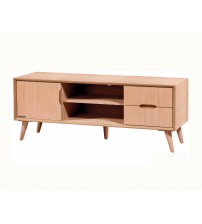 Masifart Melissa 140 Lık Retro Tv Ünitesi Cilasız Ham