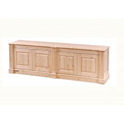 Masifart Sülf Ladin Tv Ünitesi Plazma Cilasız Ham