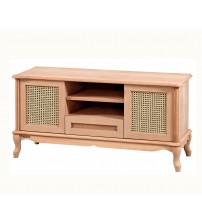 Masifart Melinda Hasırlı 120 Lik Lükens Tv Ünitesi Cilasız Ham