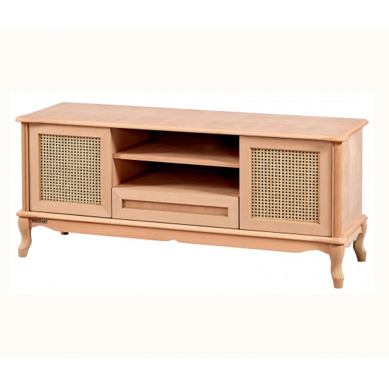 Masifart Alter Hasırlı 140 Lık Lükens Tv Ünitesi Cilasız Ham