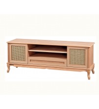 Masifart Fortius Hasırlı 160 Lık Lükens Tv Ünitesi Cilasız Ham