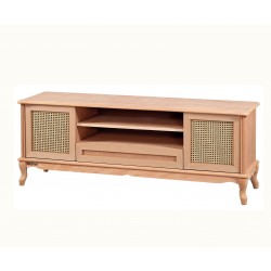 Masifart Fortius Hasırlı 160 Lık Lükens Tv Ünitesi Cilasız Ham