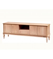 Masifart İdeals 180 Lik Tornalı Tv Ünitesi Cilasız Ham