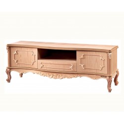 Masifart Opus 180 Lik Napoli Oymalı Tv Ünitesi Cilasız Ham