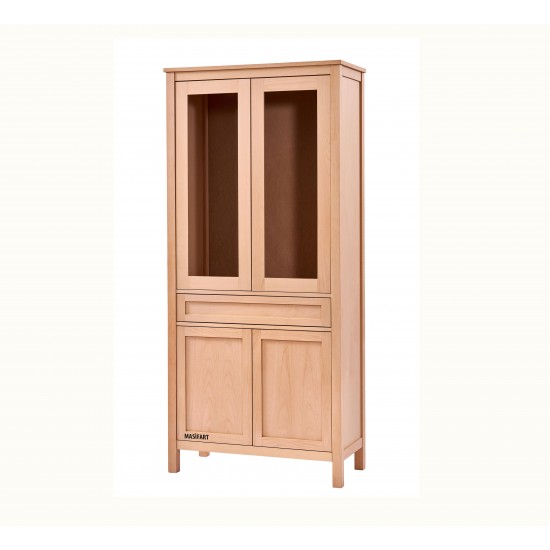 Masifart Gemin Sefa Camlı Vitrin Cilasız Ham