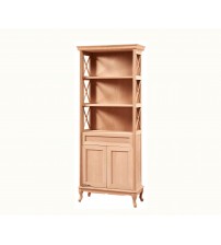 Masifart Sout Masif Çarpı Kitaplık Cilasız Ham