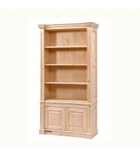 Masifart Mensa Ladin Kitaplık Cilasız Ham