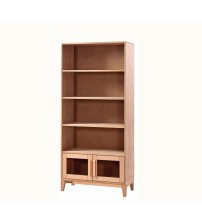 Masifart Gerti Konik Kapaklı Kitaplık Cilasız Ham