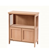 Masifart Twelv Kısa Çıtalı Kitaplık Cilasız Ham