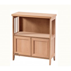 Masifart Twelv Kısa Çıtalı Kitaplık Cilasız Ham