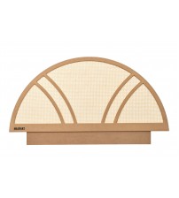 Masifart Vo Hasırlı Yelpaze Başlık Cilasız Ham