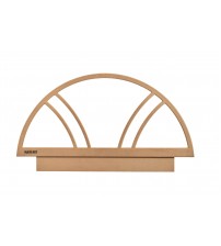 Masifart Albine Yelpaze Başlık Cilasız Ham