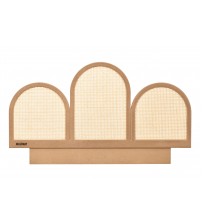 Masifart Candido Hasırlı London Başlık Cilasız Ham