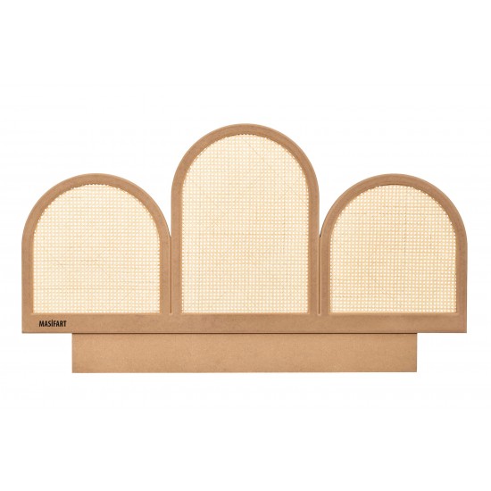 Masifart Candido Hasırlı London Başlık Cilasız Ham