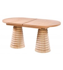 Masifart Jacca 160 Lık Oval Class Konik Açılır Masa Cilasız Ham