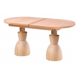 Masifart Asal 160 Lık Oval Oscar Açılır Masa Cilasız Ham