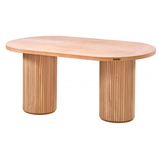 Masifart Mensa 180 Lik Ptt Oval Masa Cilasız Ham