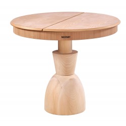 Masifart Abby 100 Lük Yuvarlak Oscar Açılır Masa Cilasız Ham