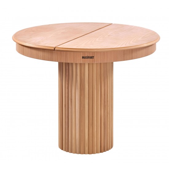 Masifart Abby 100 Lük Yuvarlak Ptt Açılır Masa Cilasız Ham