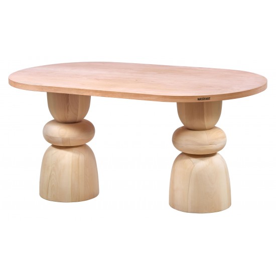 Masifart Anglica 180 Lik Lotus Oval Masa Cilasız Ham