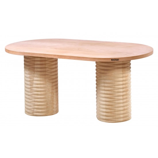 Masifart Bonus 200 Lük Suyolu Oval Masa Cilasız Ham