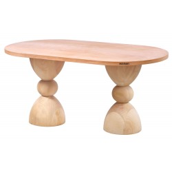 Masifart Pluvia 160 Lık Damla Oval Masa Cilasız Ham