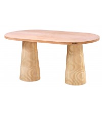 Masifart Tylon 180 Lik Zikzak Oval Masa Cilasız Ham