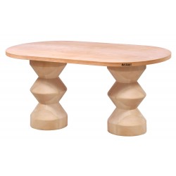 Masifart Alga 200 Lük Elmas Oval Masa Cilasız Ham