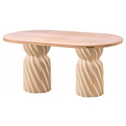 Masifart Cinara 200 Lük Burgu Oval Masa Cilasız Ham