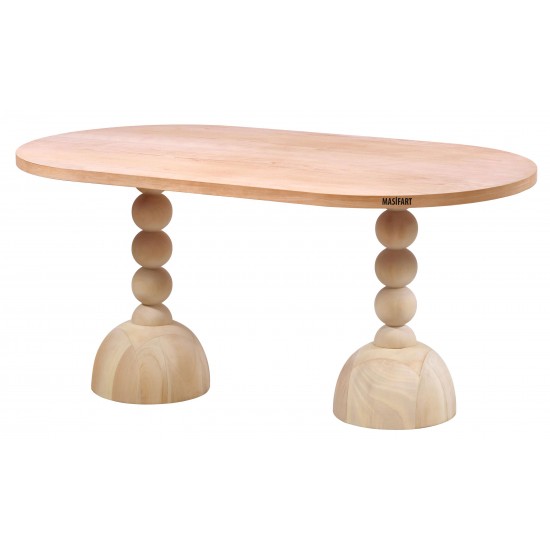 Masifart Farrar 180 Lik Premium Oval Masa Cilasız Ham