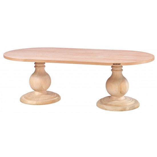 Masifart Justus 200 Lük Gana Oval Masa Cilasız Ham