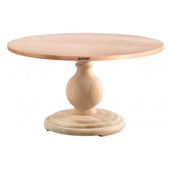 Masifart Justus 140 Lık Gana Masa Cilasız Ham