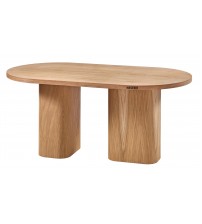 Masifart Avgusti 180 Lik Meşe Ela Oval Masa Cilasız Ham