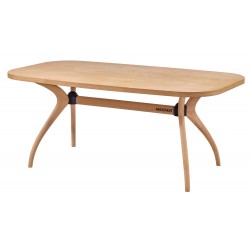 Masifart Sverus 190 Lık Meşe Samyeli Robus Masa Cilasız Ham