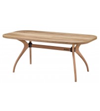 Masifart Sverus 190 Lık Ceviz Samyeli Robus Masa Cilasız Ham