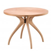 Masifart Sverus 90 Lık Kayın Samyeli (4 Lü) Yuvarlak Masa Cilasız