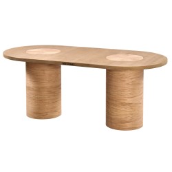 Masifart Vespa Truva Oval Masa Cilasız Ham