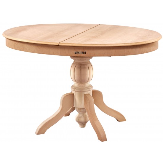 Masifart Rozet 130 Luk Oval Baba Açılır Masa Cilasız Ham