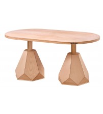 Masifart Guilie 200 Lük Pırlanta Oval Masa Cilasız Ham