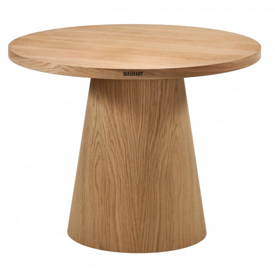 Masifart Necare 120 Lik Meşe Fıçı Masa Cilasız Ham